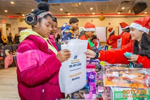 "Spreading holiday cheer with Cottage Home Care's Christmas Toys Giveaway, bringing joy to families in our community!"