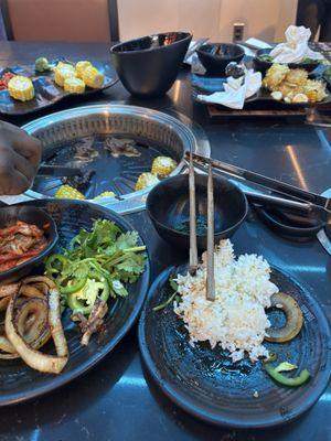 food was a hit and was devoured