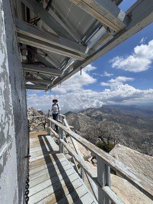 The Fire Tower at Tahquitz Peak