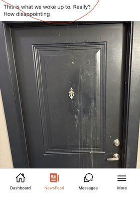 My unit was egged about 10 days ago