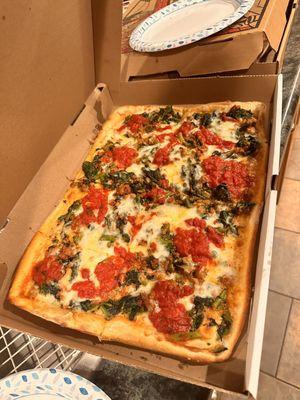Thin Crust Sicilian Godfather Pizza