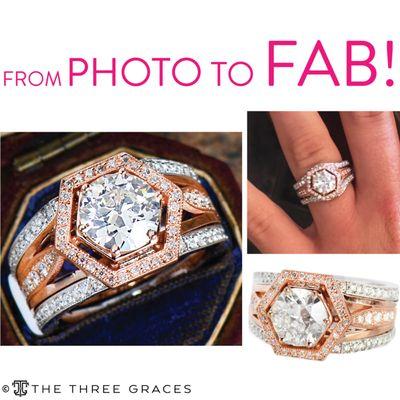 Custom designed wedding set from your photos