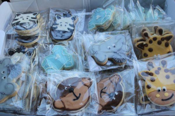 Decorated sugar cookies