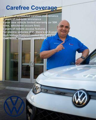 All VW have a great Carefree Coverage!