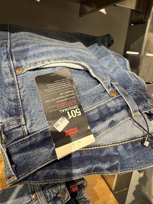This is on their clearance rack. The jeans are marked up then the percentage comes off to make it seem as if it's a deal when it's a ripoff.