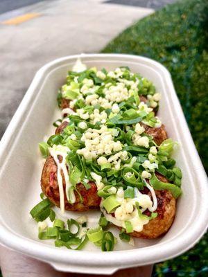Negi Mayo Ponzu Takoyaki ($12)