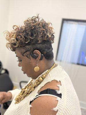 Quick Weave and Finger waves.