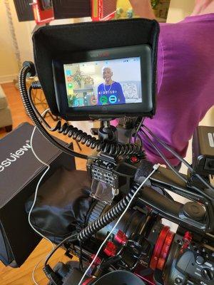 Video production for television commercial.