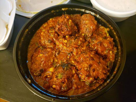 56. Vegetable Manchurian to go