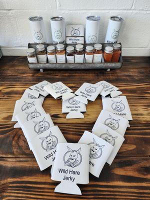 We sell spices and Merch as well!