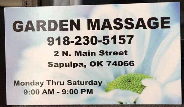 Garden Massage
