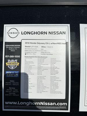 Longhorn Nissan