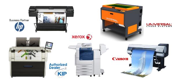 Authorized sales and service for Xerox - Canon - Kip - HP - Universal Laser - and now MUTOH!