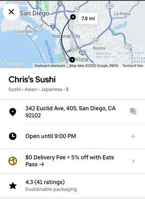 Sushi in National City