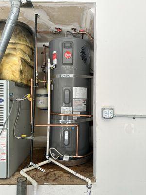 Rheem Proterra 65 gal heat pump water heater