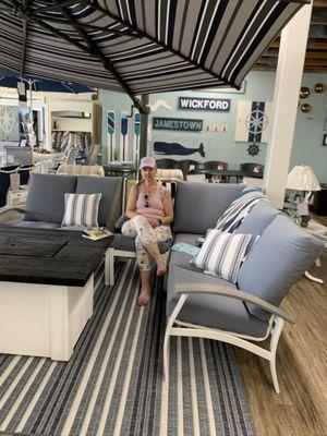 Our new Patio furniture set we ordered!