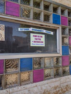 Find us on tik tok and Instagram