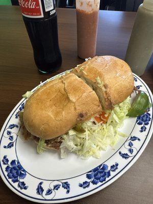 Carnitas torta