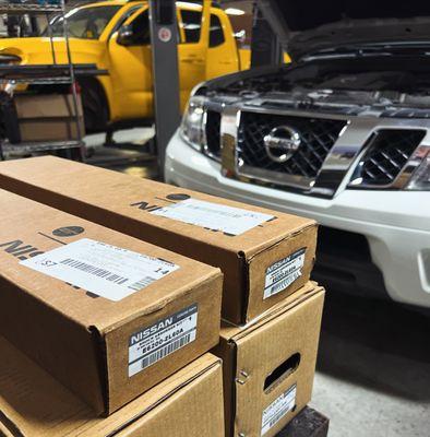 Nothing beats genuine parts installed by a genuine shop.