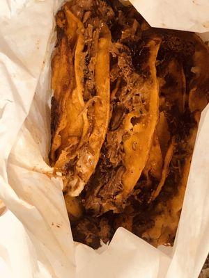 5 Tacos Plate A la Carte