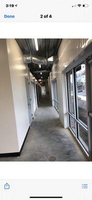 Bright roomy hallways