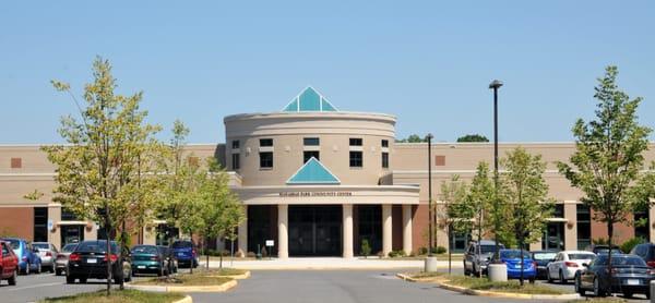 The Manassas Park Community Center located at 99 Adams Street in Manassas Park, VA.