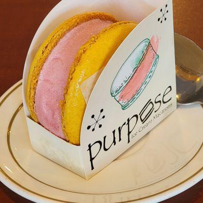 Guava ice cream macaron $7.50