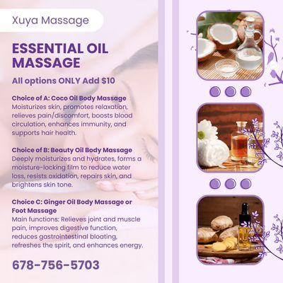 Essential Oil Massage