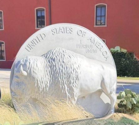 Buffalo Nickel Monument