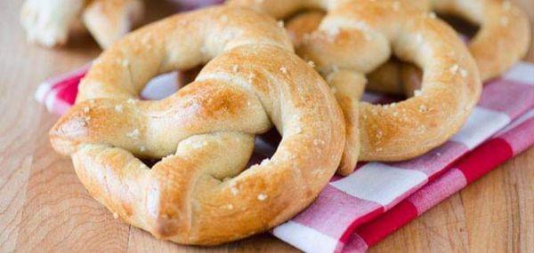 Soft baked Pretzel.
