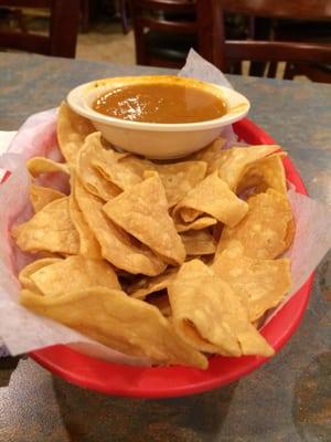 Free chips and salsa