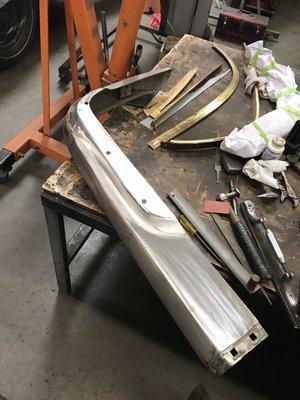 Vintage bumper repairs