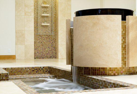 The beautiful Baptismal Font