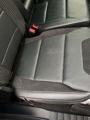 Back seat not touched