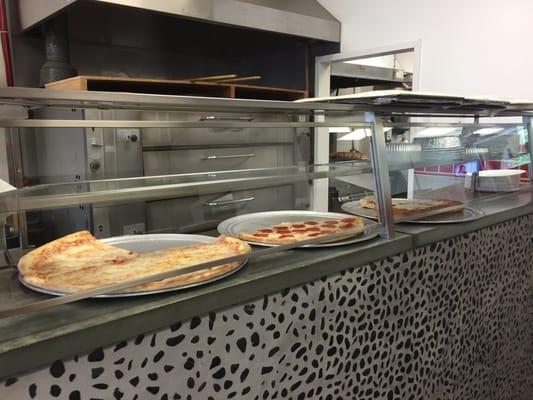 Couple of pizza pies.