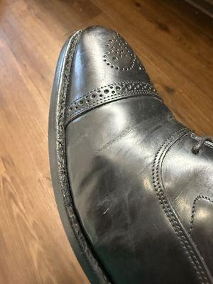 Left shoe
