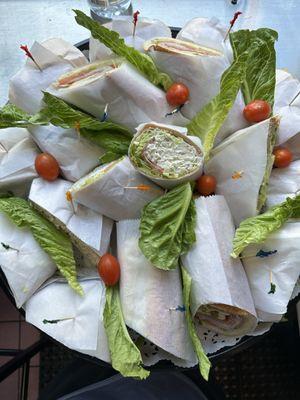 Assorted sandwiches platter