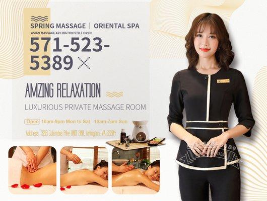 Want a soothing and relaxing body massage? Come, visit our Spa!Relaxing Body Massage Arlington VA