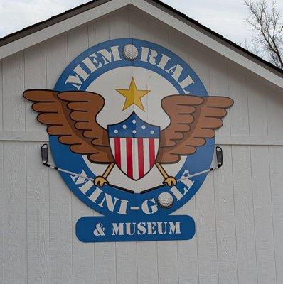 Signage on the side of the Museum