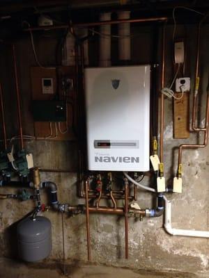 Navien ch210 gas combo boiler