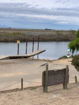 Boat launch and dock