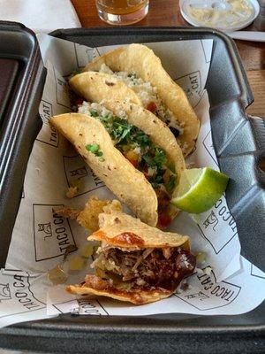 3 different tacos! All yummy!