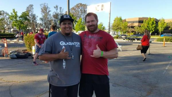 Daniel after his first comp