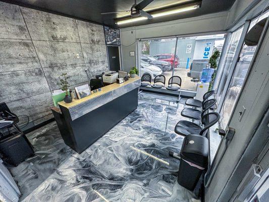 Inside lobby & office