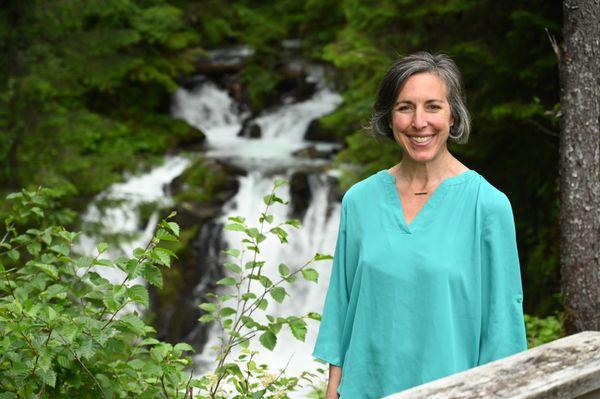 Jill Still having fun at the clinic.