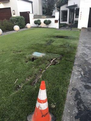 Completely misrepresented the work they were doing & gained access to my yard with assurances that they would be quick & no damage.