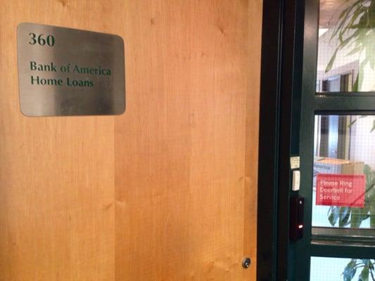 Suite 360 upstairs. Only for home loans.