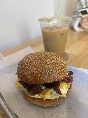 B.E.C. (Bacon Egg and Cheese)