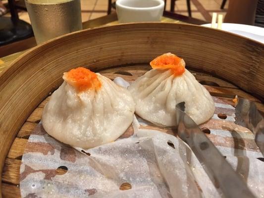 Soup dumplings were bland & texture was off. The "crab meat" was most likely artificial coloring as there was no taste of crab.