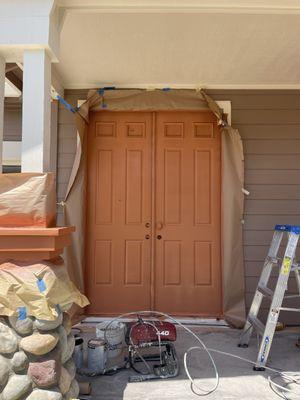 New door paint job